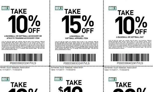 Dick's Sporting Goods SYBA Coupons